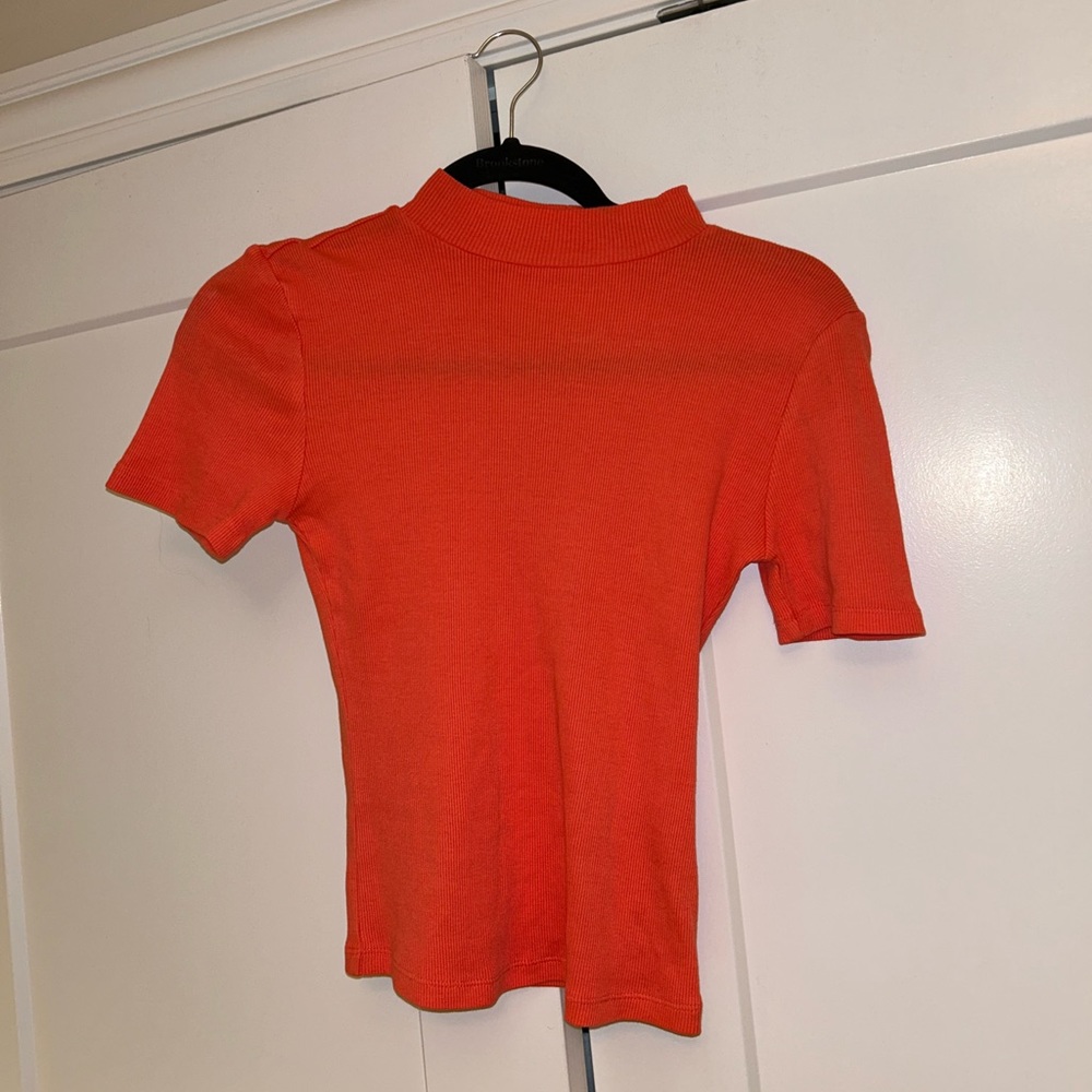Anthropologie mock neck top